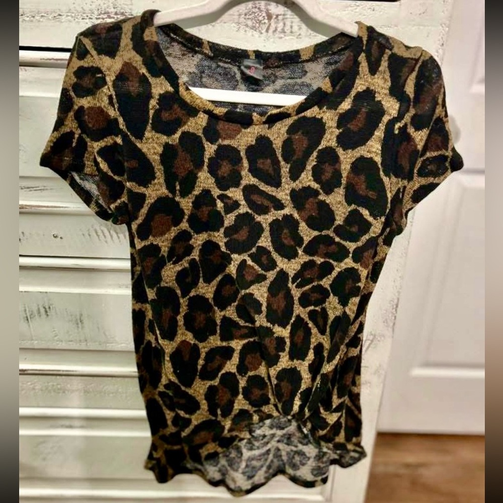 Leopard Print Women's Top